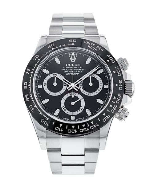 rolex daytona acier cadran noir|Rolex daytona prix.